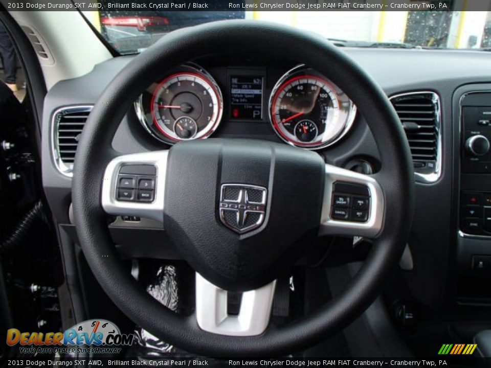 2013 Dodge Durango SXT AWD Steering Wheel Photo #19