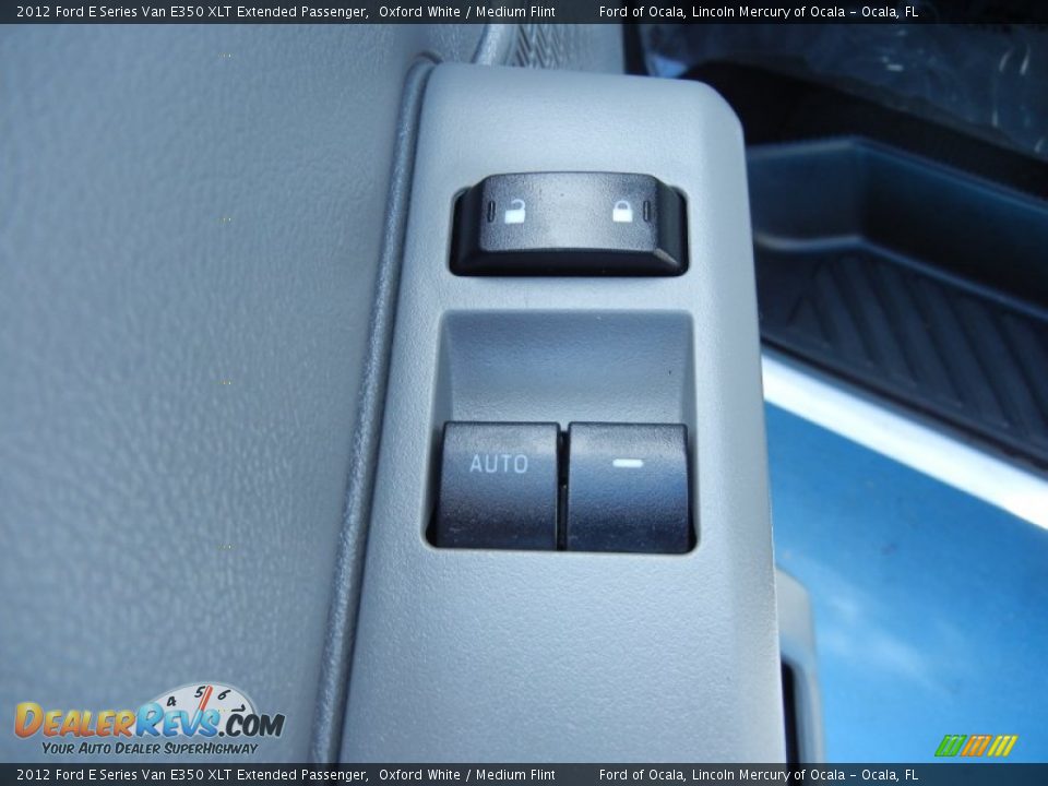 2012 Ford E Series Van E350 XLT Extended Passenger Oxford White / Medium Flint Photo #14