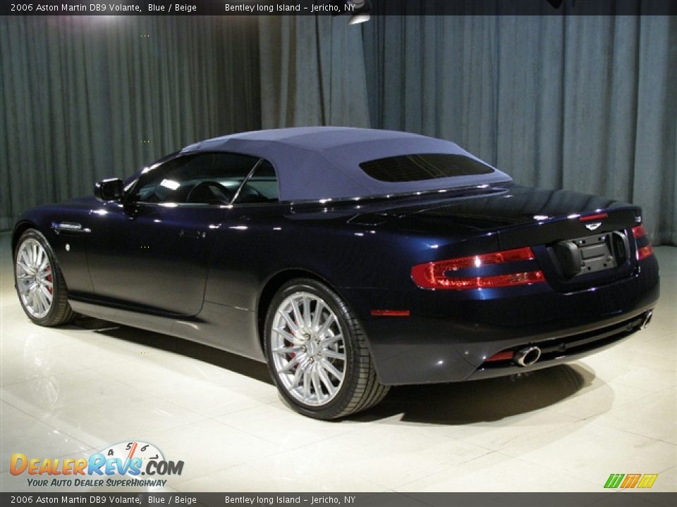 2006 Aston Martin DB9 Volante Blue / Beige Photo #2