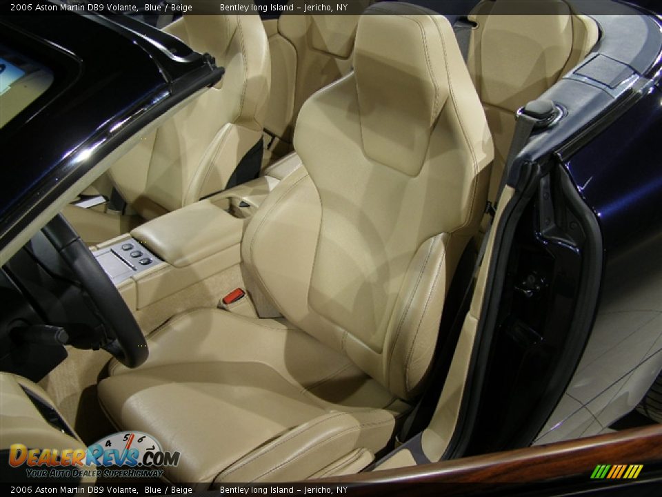 2006 Aston Martin DB9 Volante Blue / Beige Photo #5