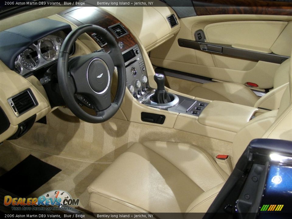 2006 Aston Martin DB9 Volante Blue / Beige Photo #6