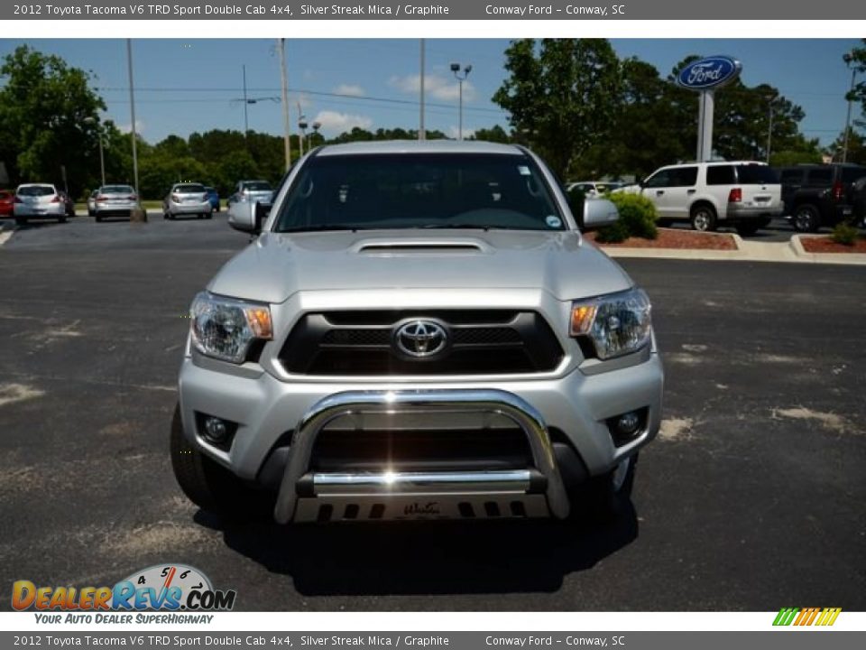 2012 Toyota Tacoma V6 TRD Sport Double Cab 4x4 Silver Streak Mica / Graphite Photo #2