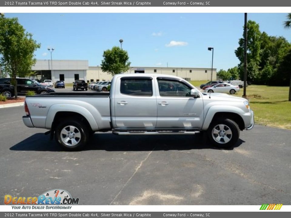 2012 Toyota Tacoma V6 TRD Sport Double Cab 4x4 Silver Streak Mica / Graphite Photo #4