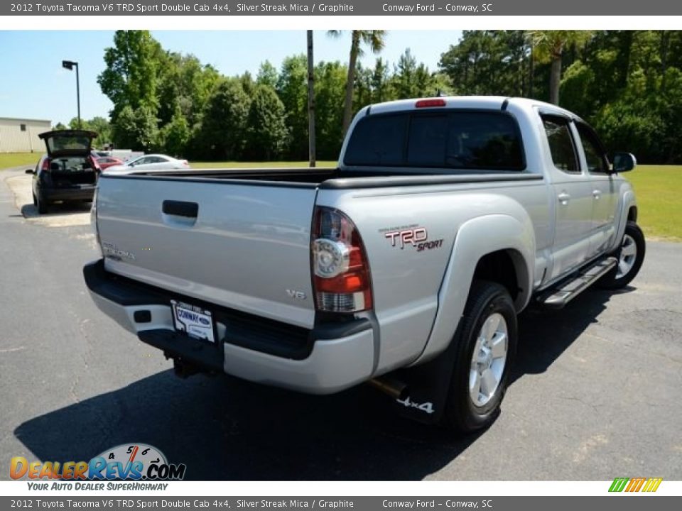 2012 Toyota Tacoma V6 TRD Sport Double Cab 4x4 Silver Streak Mica / Graphite Photo #5
