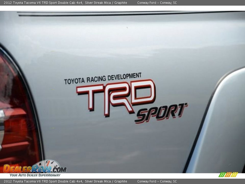 2012 Toyota Tacoma V6 TRD Sport Double Cab 4x4 Silver Streak Mica / Graphite Photo #6