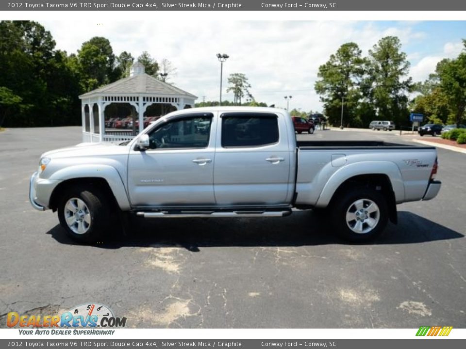 2012 Toyota Tacoma V6 TRD Sport Double Cab 4x4 Silver Streak Mica / Graphite Photo #9