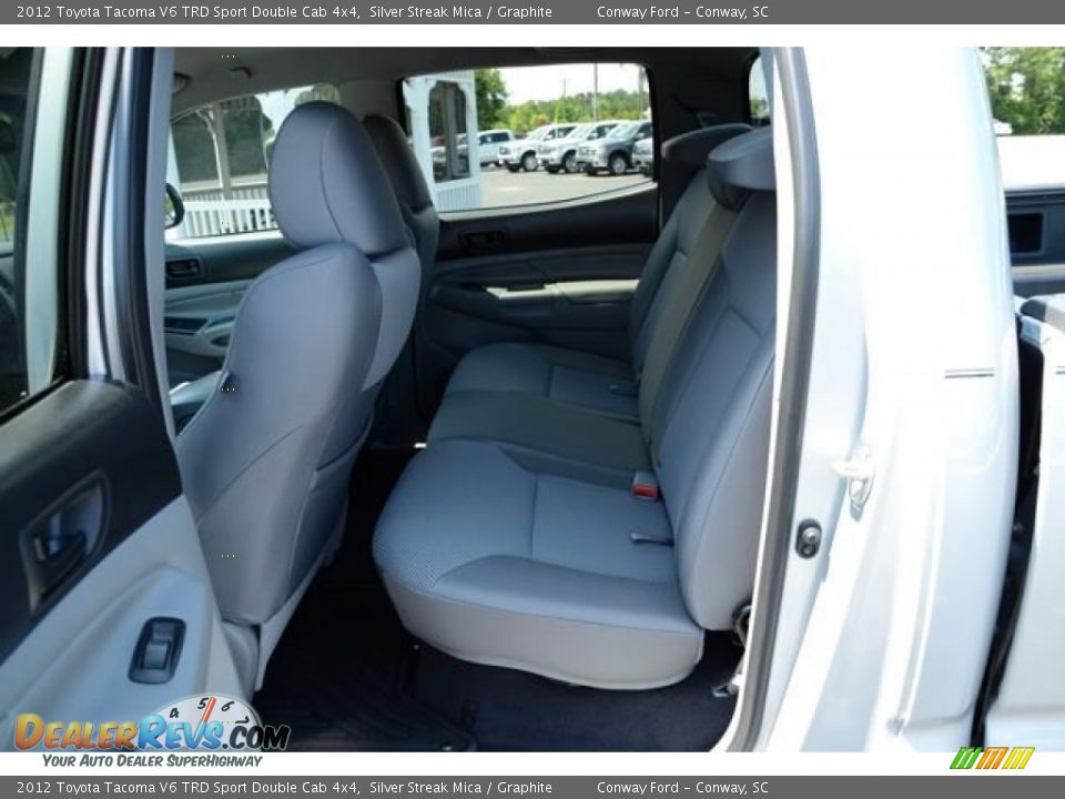 2012 Toyota Tacoma V6 TRD Sport Double Cab 4x4 Silver Streak Mica / Graphite Photo #13