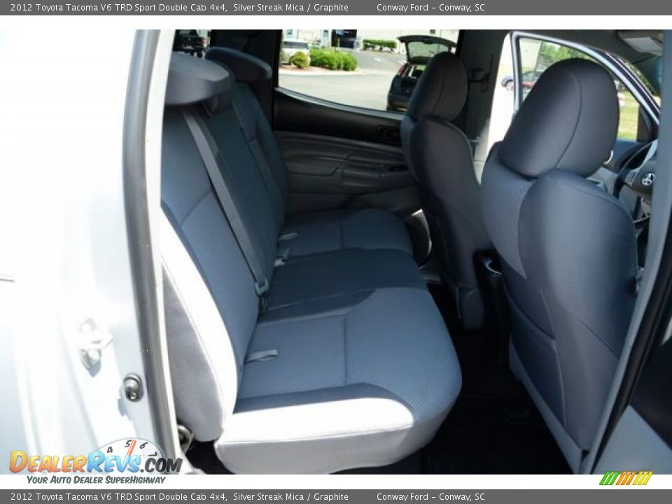 2012 Toyota Tacoma V6 TRD Sport Double Cab 4x4 Silver Streak Mica / Graphite Photo #17
