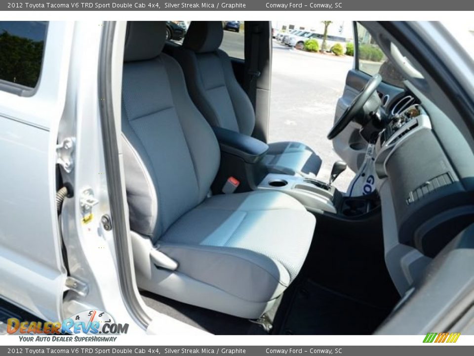 2012 Toyota Tacoma V6 TRD Sport Double Cab 4x4 Silver Streak Mica / Graphite Photo #18