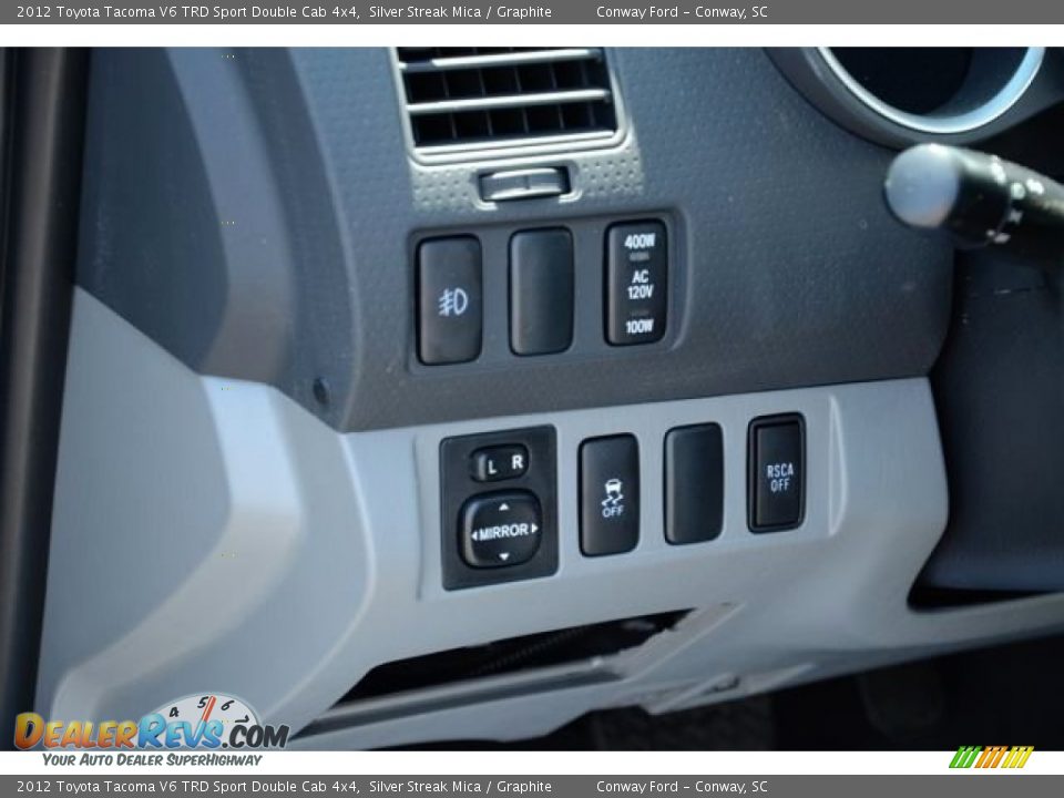 2012 Toyota Tacoma V6 TRD Sport Double Cab 4x4 Silver Streak Mica / Graphite Photo #23