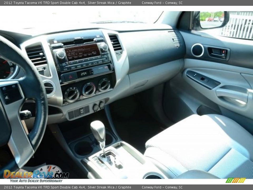 2012 Toyota Tacoma V6 TRD Sport Double Cab 4x4 Silver Streak Mica / Graphite Photo #29