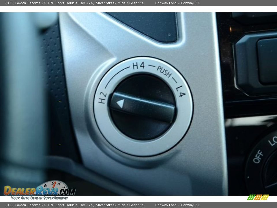 2012 Toyota Tacoma V6 TRD Sport Double Cab 4x4 Silver Streak Mica / Graphite Photo #31