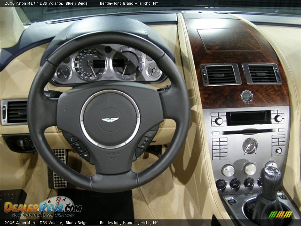 2006 Aston Martin DB9 Volante Blue / Beige Photo #7