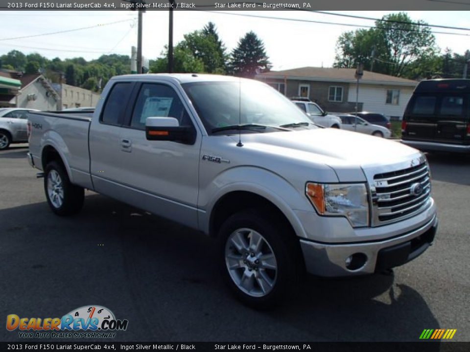 Front 3/4 View of 2013 Ford F150 Lariat SuperCab 4x4 Photo #3