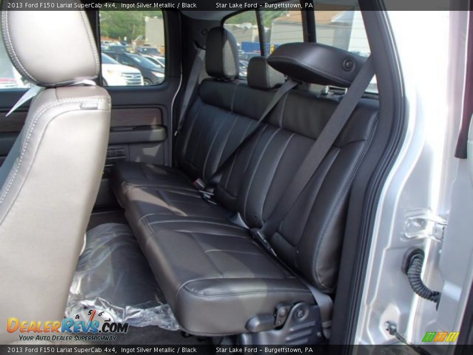 Rear Seat of 2013 Ford F150 Lariat SuperCab 4x4 Photo #13