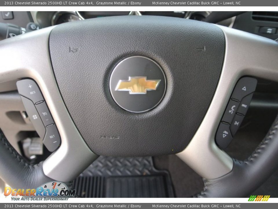 2013 Chevrolet Silverado 2500HD LT Crew Cab 4x4 Graystone Metallic / Ebony Photo #13
