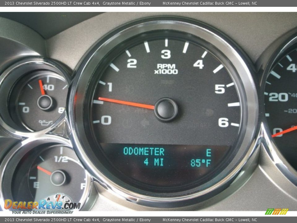 2013 Chevrolet Silverado 2500HD LT Crew Cab 4x4 Graystone Metallic / Ebony Photo #14