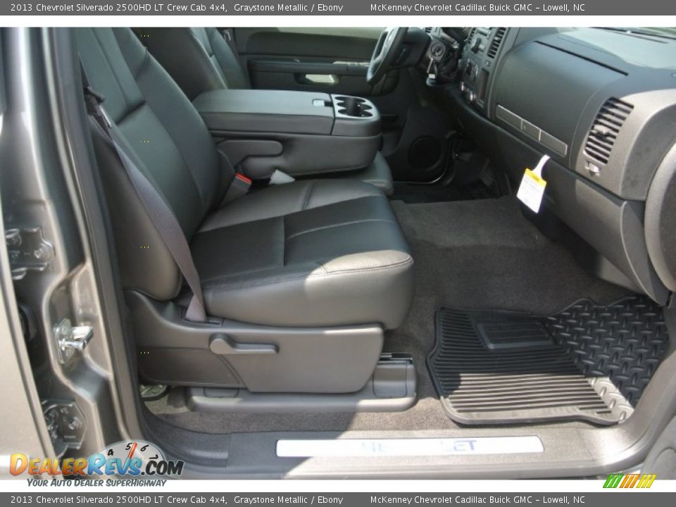2013 Chevrolet Silverado 2500HD LT Crew Cab 4x4 Graystone Metallic / Ebony Photo #17