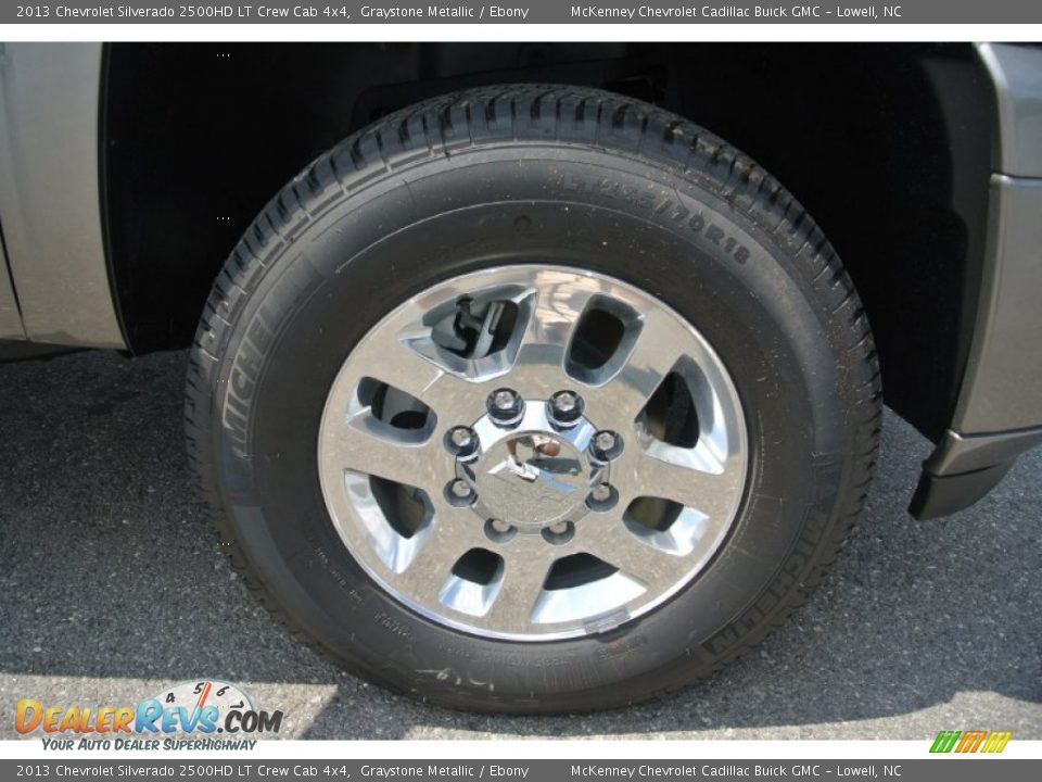 2013 Chevrolet Silverado 2500HD LT Crew Cab 4x4 Graystone Metallic / Ebony Photo #19