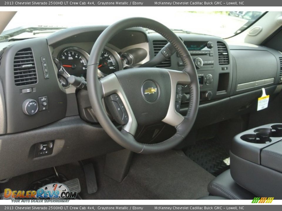 2013 Chevrolet Silverado 2500HD LT Crew Cab 4x4 Graystone Metallic / Ebony Photo #21