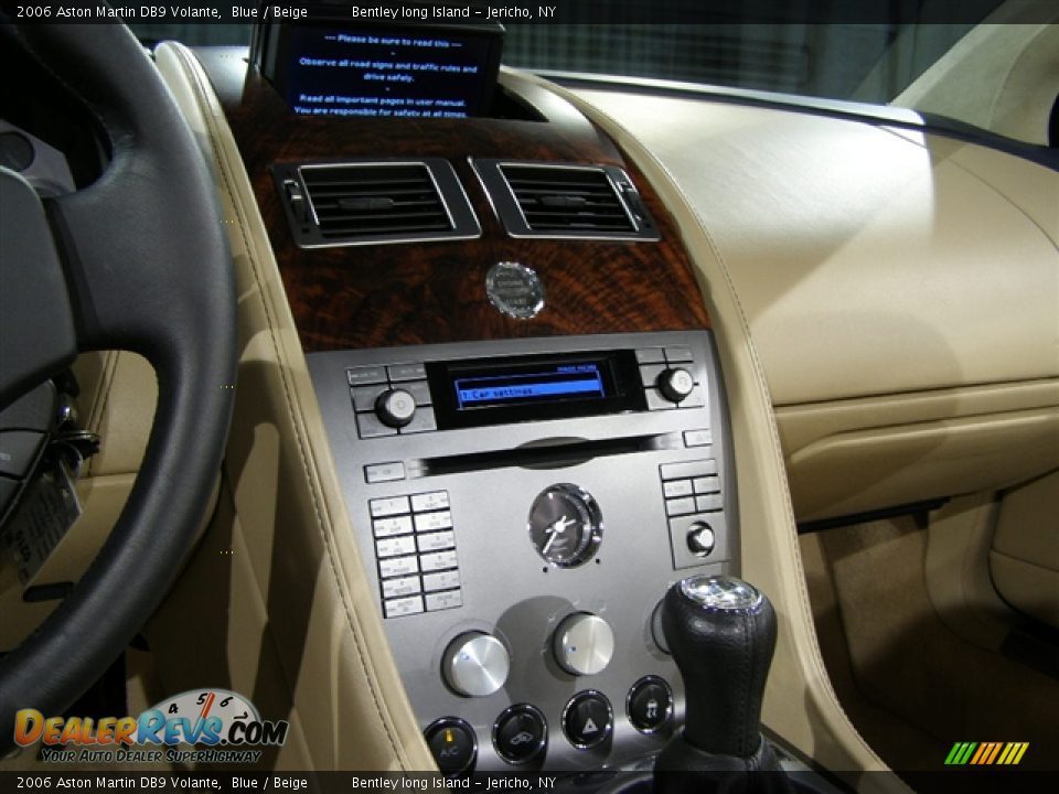2006 Aston Martin DB9 Volante Blue / Beige Photo #8
