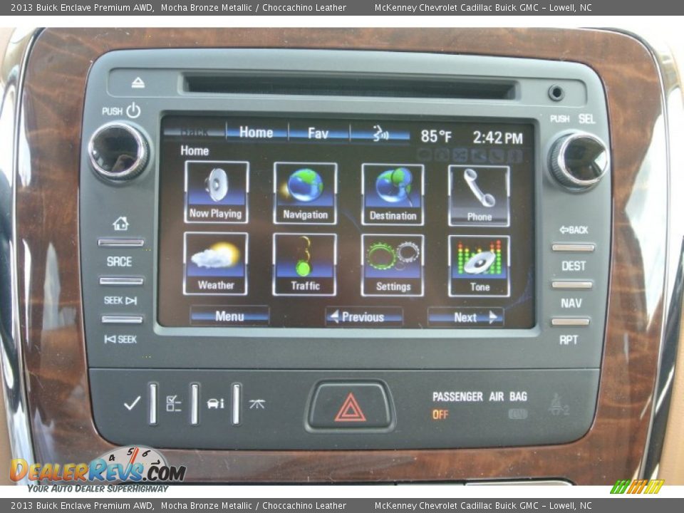 Controls of 2013 Buick Enclave Premium AWD Photo #11