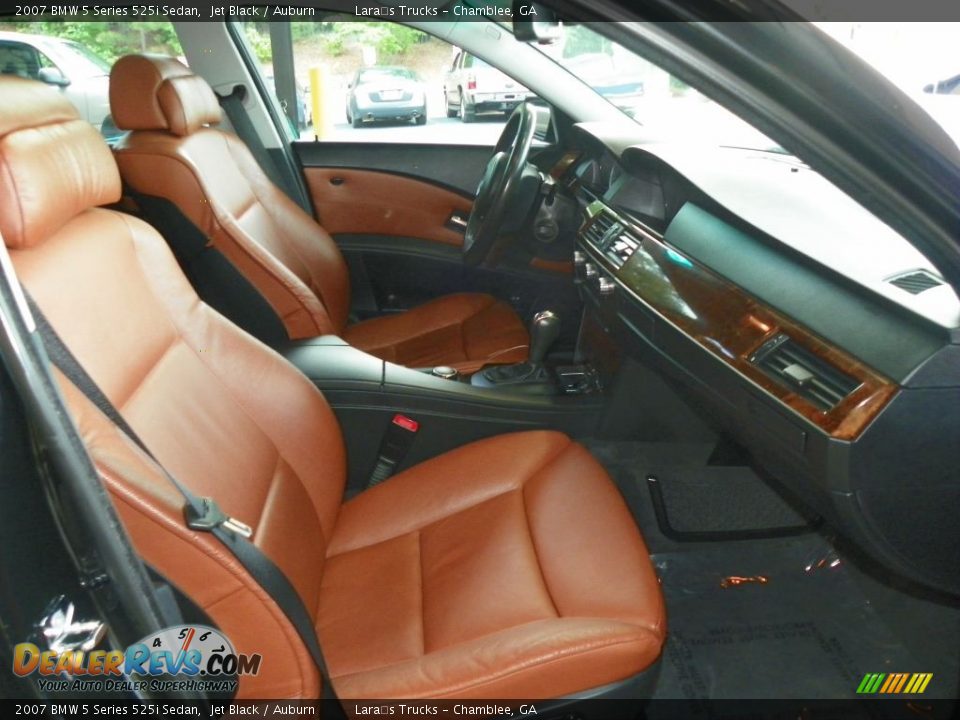 Auburn Interior - 2007 BMW 5 Series 525i Sedan Photo #11