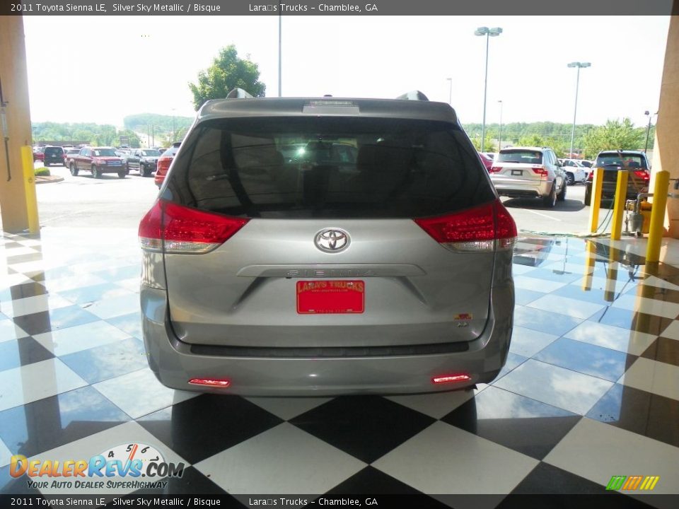 2011 Toyota Sienna LE Silver Sky Metallic / Bisque Photo #5