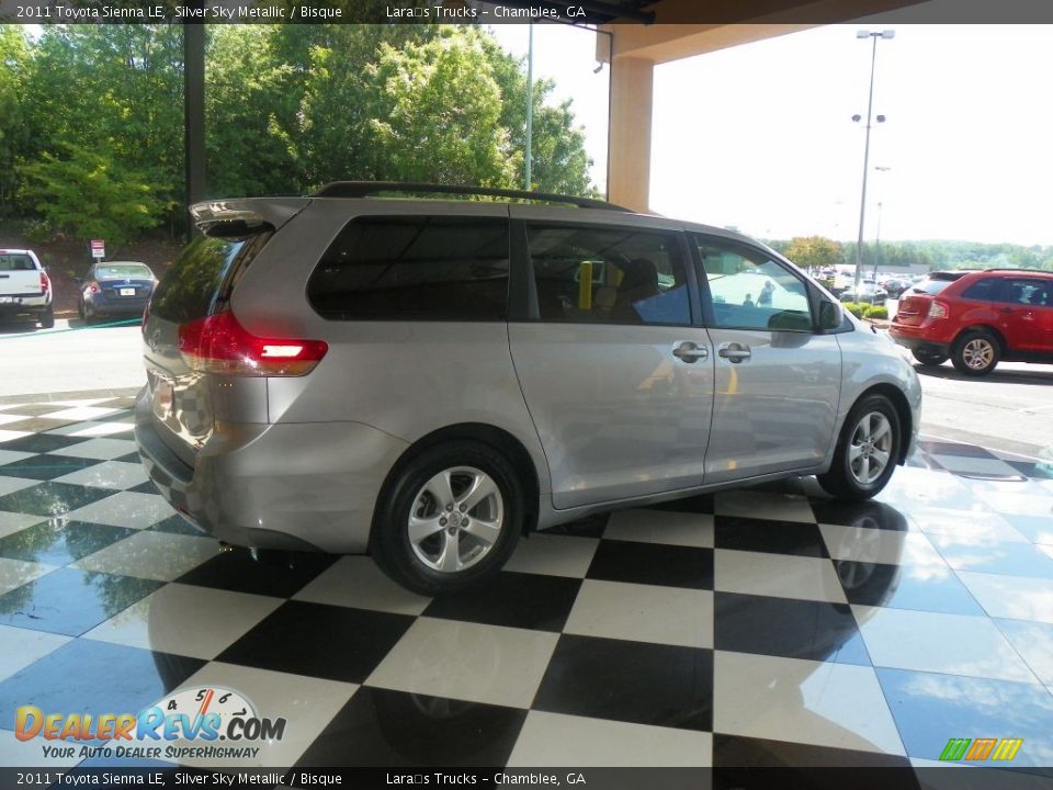 2011 Toyota Sienna LE Silver Sky Metallic / Bisque Photo #6
