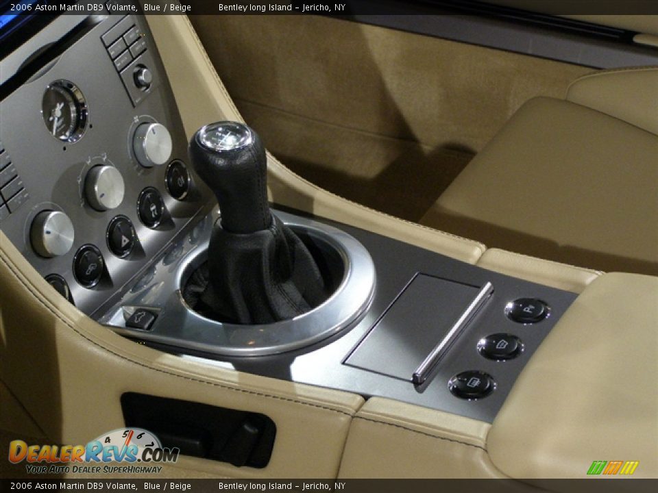 2006 Aston Martin DB9 Volante Blue / Beige Photo #9
