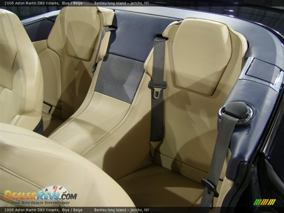 2006 Aston Martin DB9 Volante Blue / Beige Photo #10