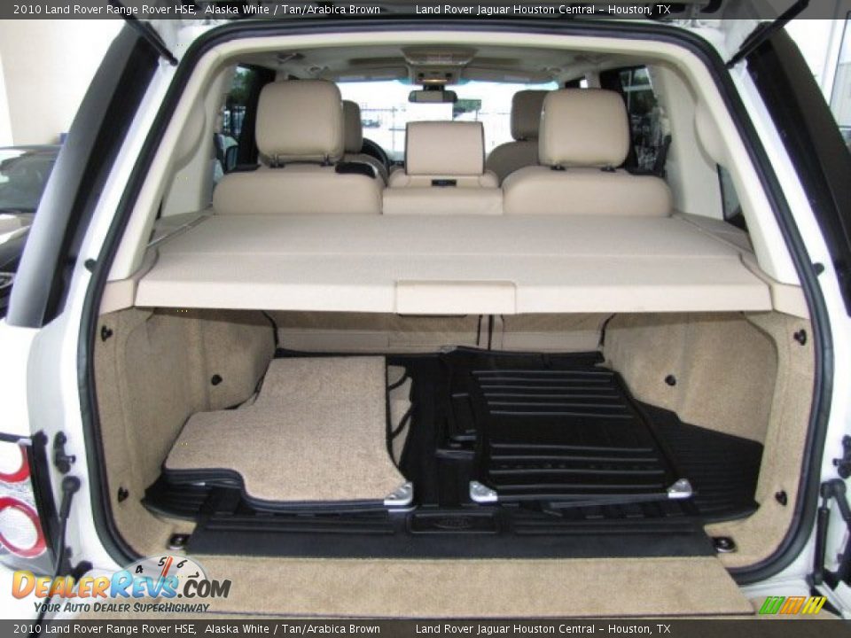 2010 Land Rover Range Rover HSE Alaska White / Tan/Arabica Brown Photo #27