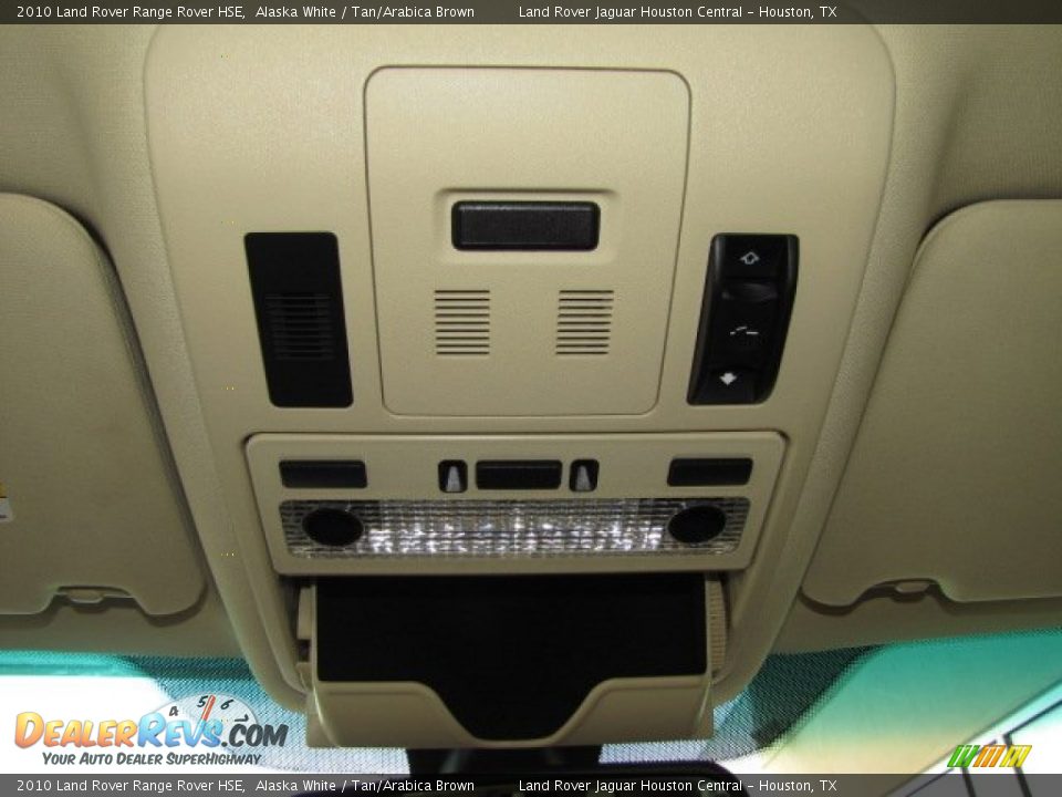 2010 Land Rover Range Rover HSE Alaska White / Tan/Arabica Brown Photo #34