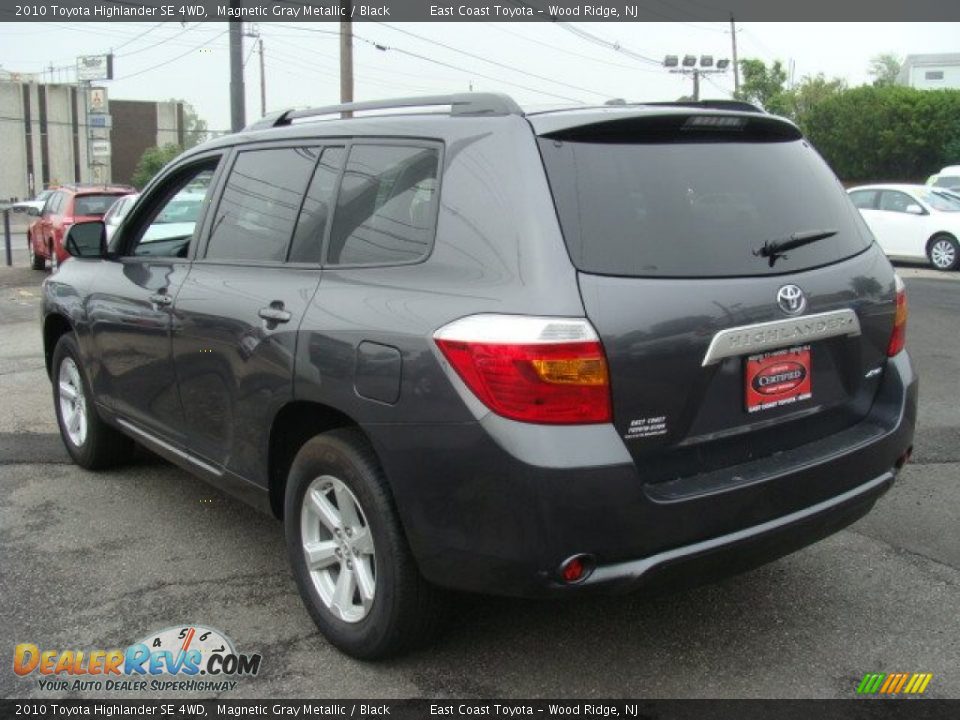 2010 Toyota Highlander SE 4WD Magnetic Gray Metallic / Black Photo #4