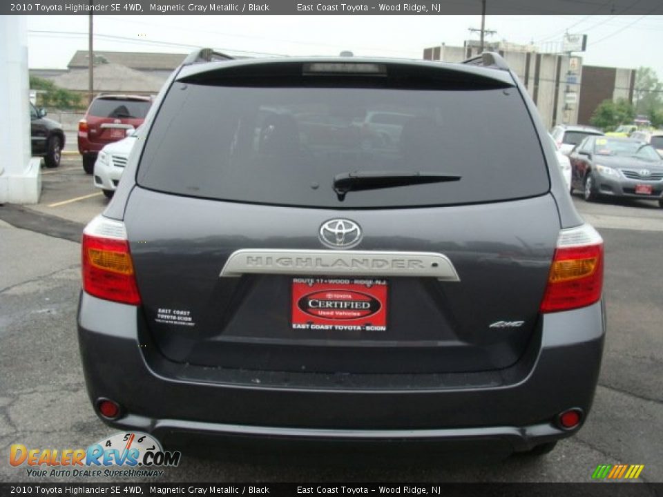 2010 Toyota Highlander SE 4WD Magnetic Gray Metallic / Black Photo #5