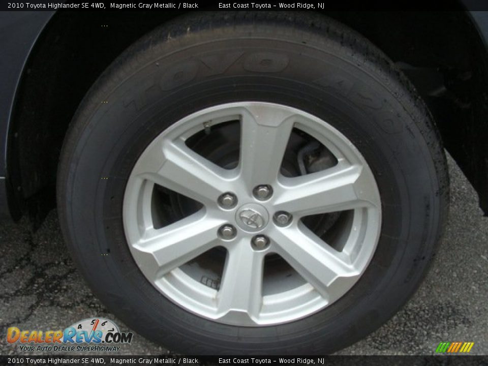 2010 Toyota Highlander SE 4WD Magnetic Gray Metallic / Black Photo #14