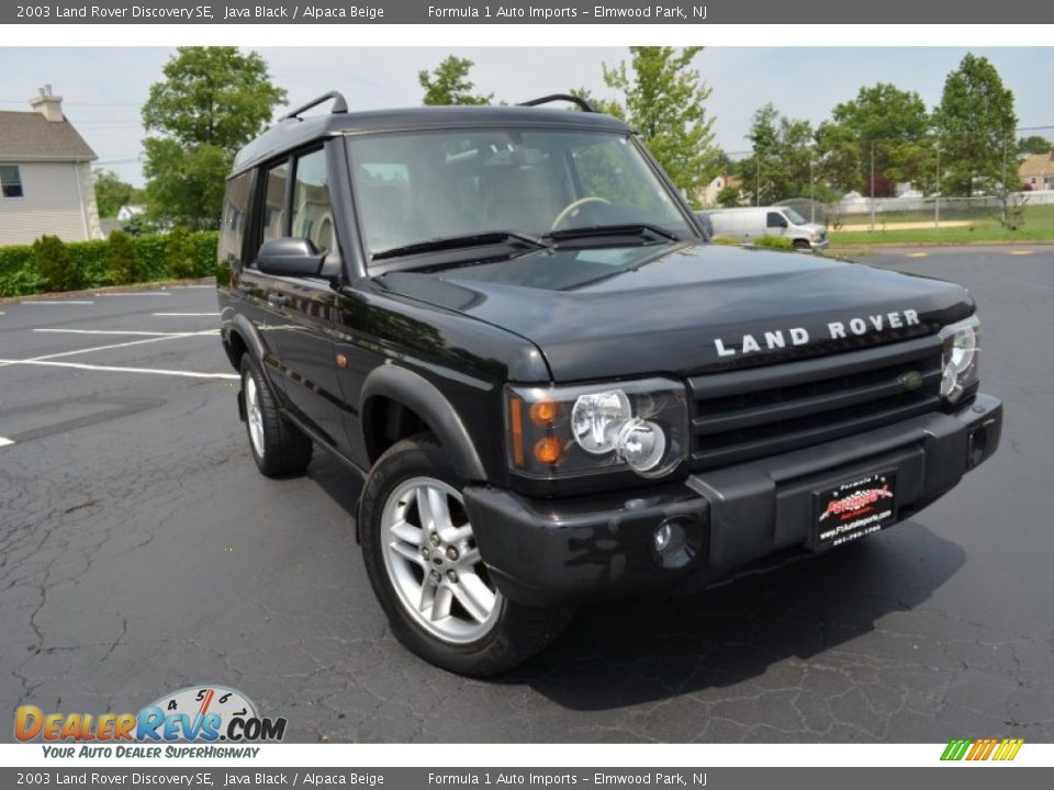 2003 Land Rover Discovery SE Java Black / Alpaca Beige Photo #1