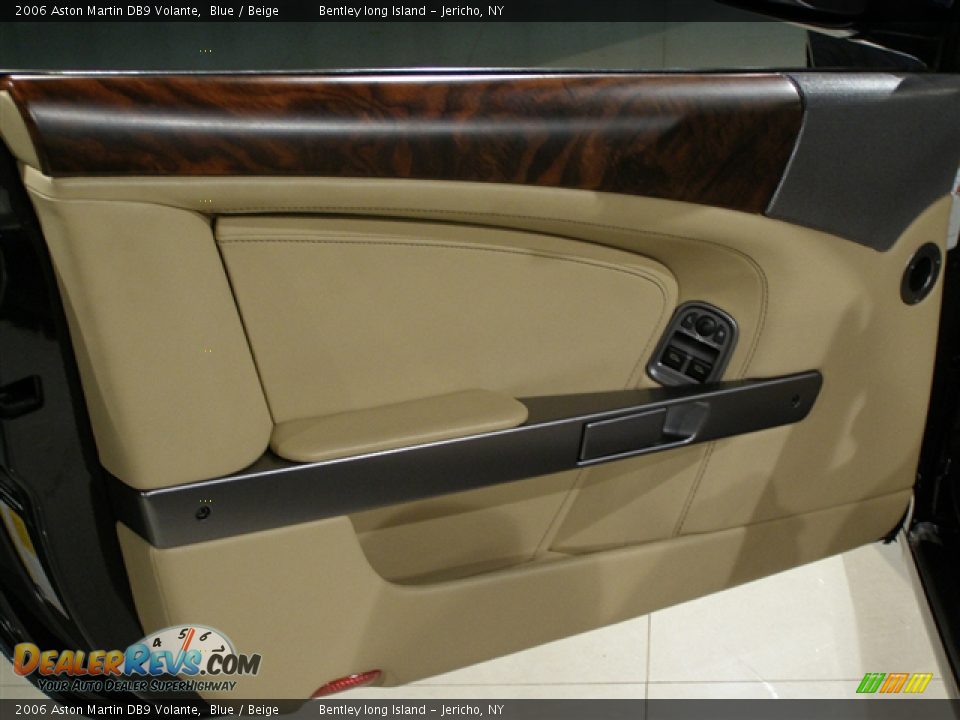 2006 Aston Martin DB9 Volante Blue / Beige Photo #11
