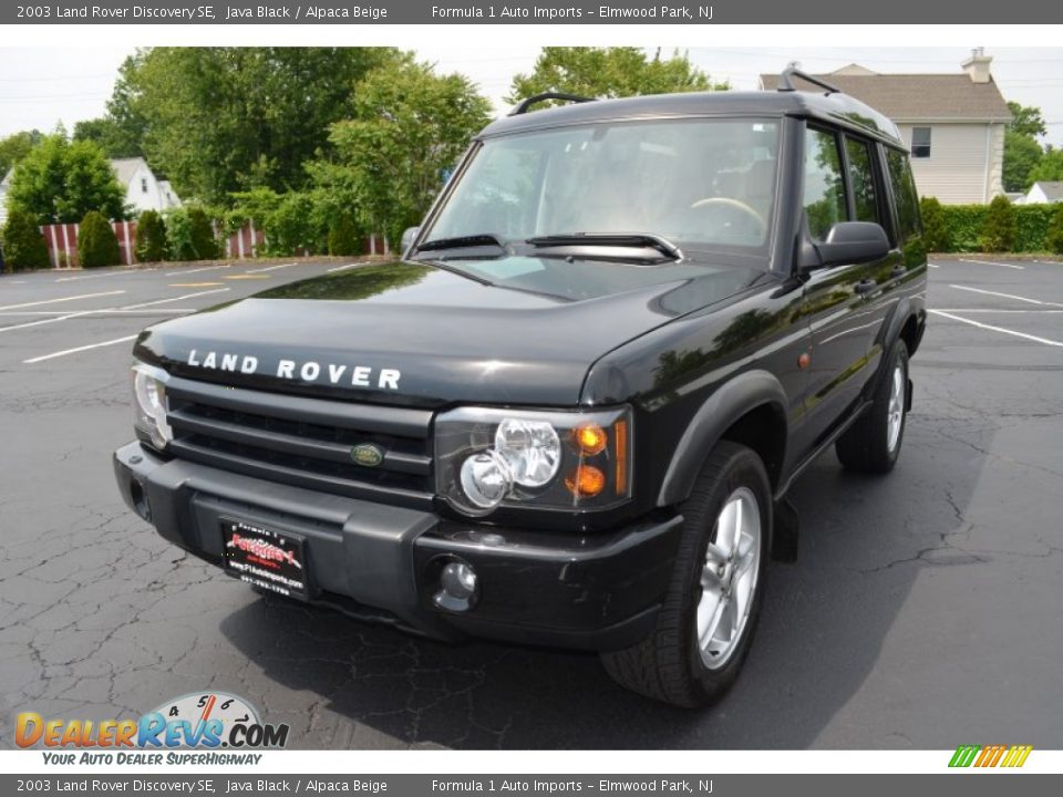 2003 Land Rover Discovery SE Java Black / Alpaca Beige Photo #3