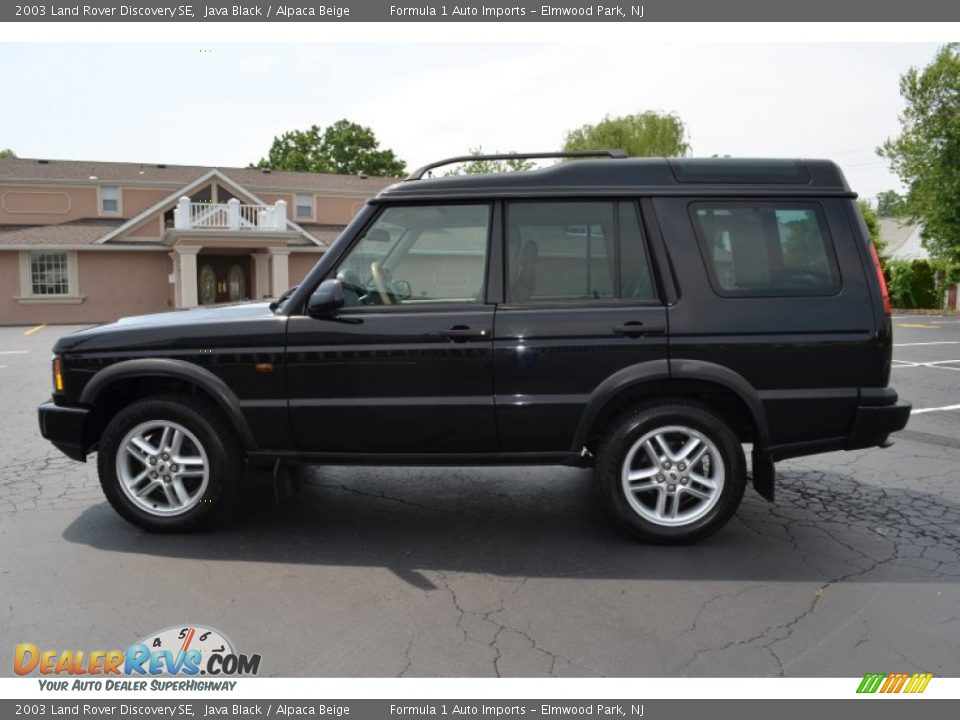 2003 Land Rover Discovery SE Java Black / Alpaca Beige Photo #4