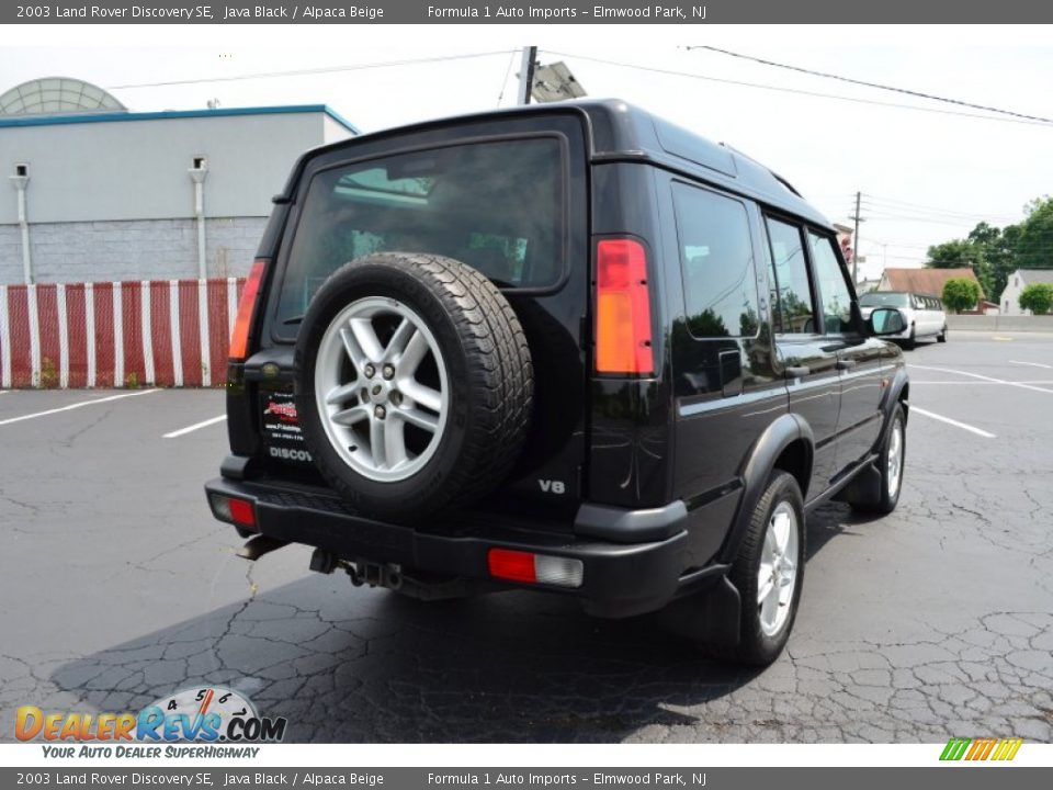 2003 Land Rover Discovery SE Java Black / Alpaca Beige Photo #7