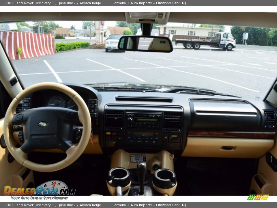 2003 Land Rover Discovery SE Java Black / Alpaca Beige Photo #9