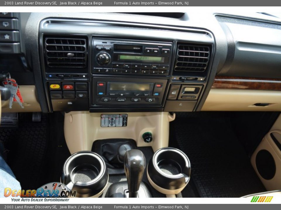 2003 Land Rover Discovery SE Java Black / Alpaca Beige Photo #14
