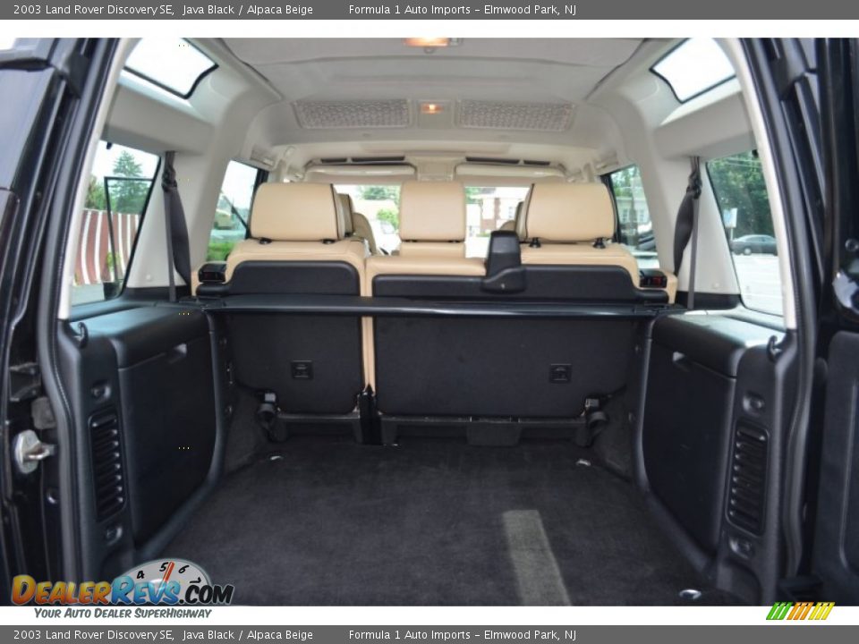 2003 Land Rover Discovery SE Java Black / Alpaca Beige Photo #22