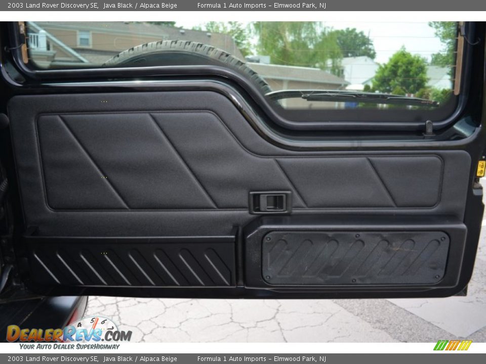 2003 Land Rover Discovery SE Java Black / Alpaca Beige Photo #23