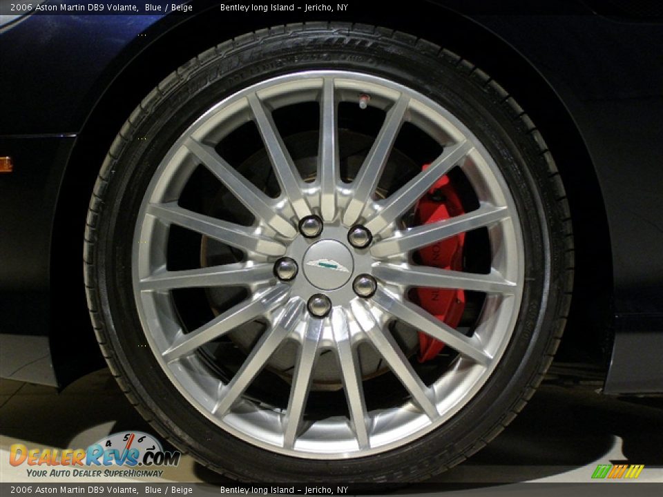 2006 Aston Martin DB9 Volante Blue / Beige Photo #12