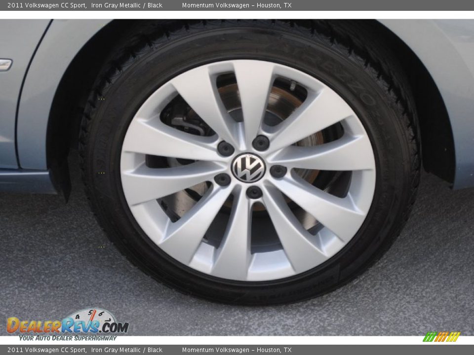 2011 Volkswagen CC Sport Iron Gray Metallic / Black Photo #6