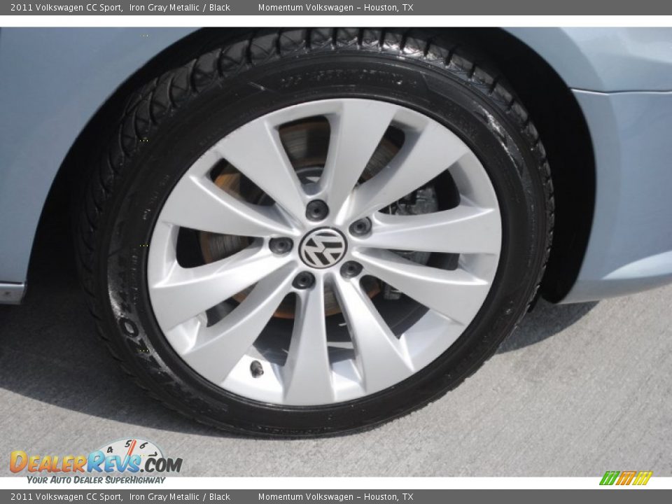 2011 Volkswagen CC Sport Iron Gray Metallic / Black Photo #13