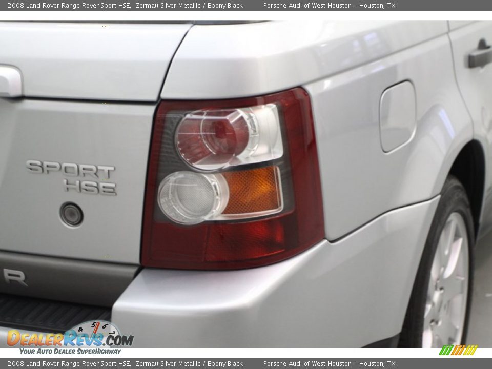2008 Land Rover Range Rover Sport HSE Zermatt Silver Metallic / Ebony Black Photo #7
