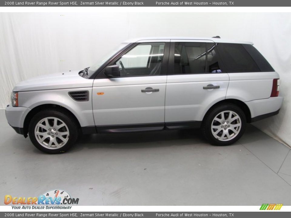 Zermatt Silver Metallic 2008 Land Rover Range Rover Sport HSE Photo #13